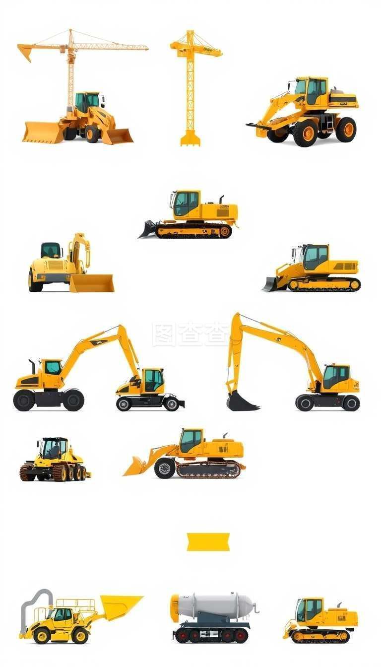 建筑工程機械 運輸、推土、裝載與挖掘設備的全面解析